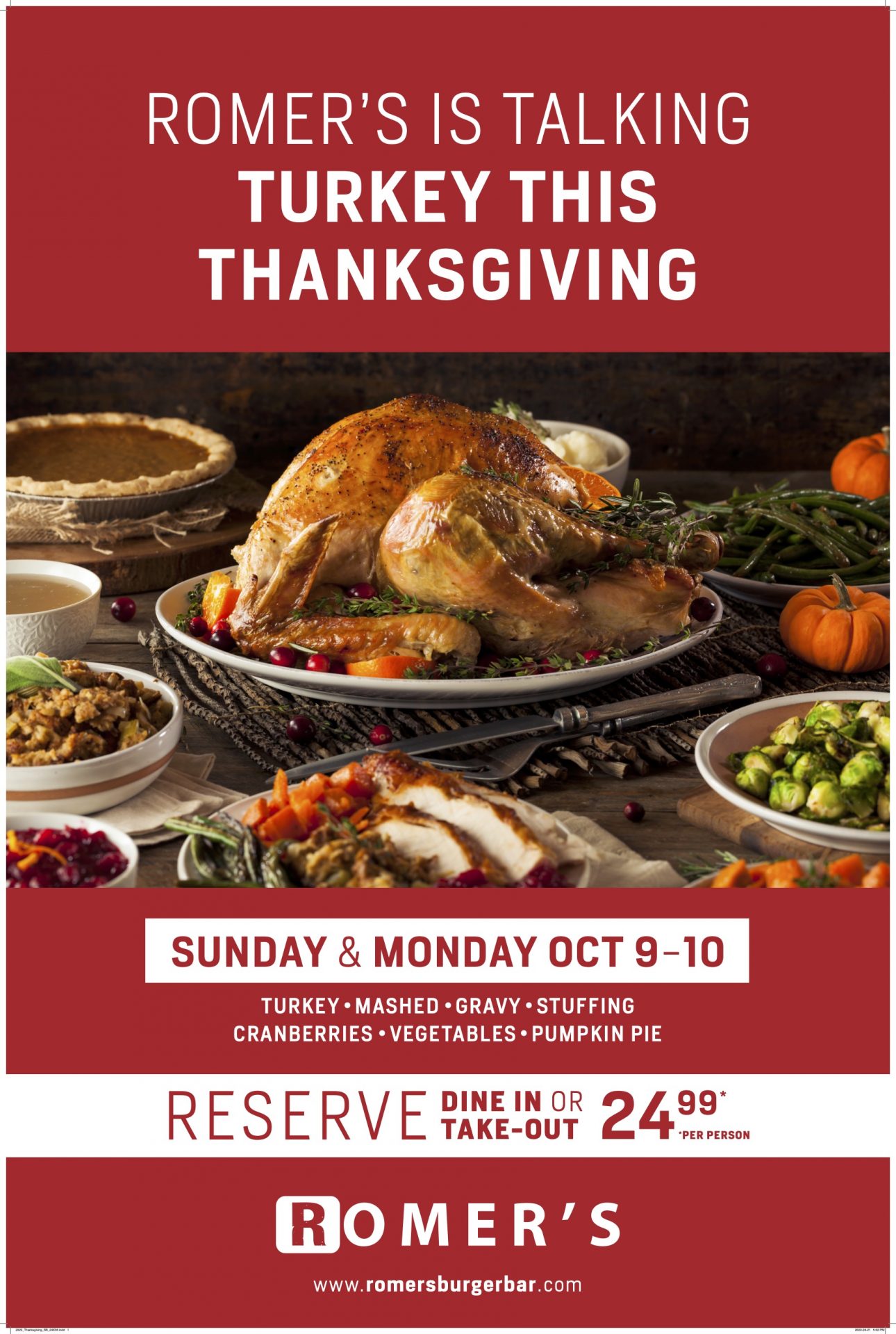 Thanksgiving Specials Romer's